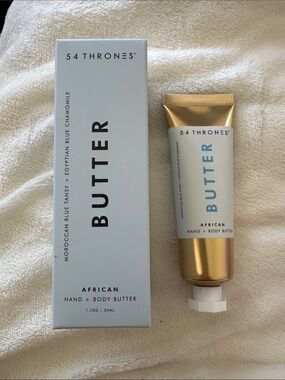 54 Thrones Moroccan Blue Tansy +Egyptian Blue Chamomile hand and body Butter